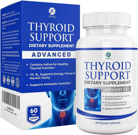 Suplemento de Suporte à Tireoide 1 Body com Iodo – Energia