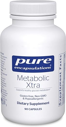 Metabolic Xtra | Suporte ao Metabolismo de Carboidratos e Homeostase | 90 Cápsulas - Pure Encapsulations