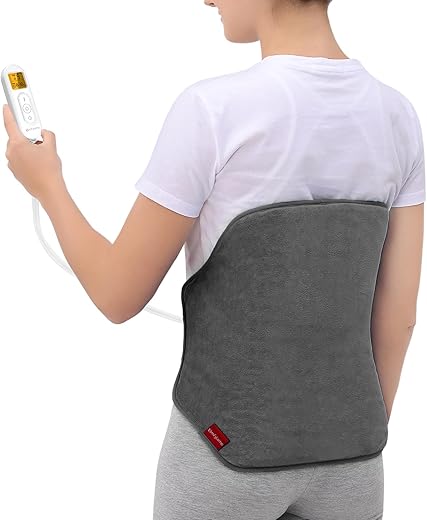 Aquecedor de Alta Performance para Alívio de Dor nas Costas, Presentes de Aniversário Confortáveis da Comfytemp para Mulheres e Homens, Aquecedor Elétrico Grande para Cólicas, Lombar, Ciática, Aprovado para FSA e HSA