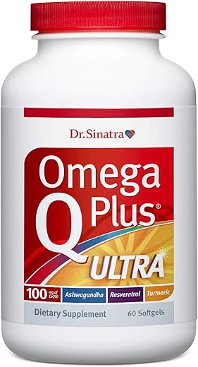 Omega Q Plus Ultra | Suporte Avançado e Completo para a Saúde do Coração | Marca Dr. Sinatra - Dr. Sinatra