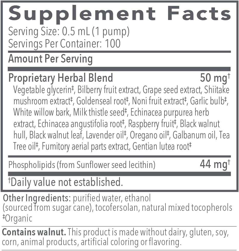 Biocidin LSF for Gut Cleanse Detox & Biofilm Defense Support - Potent, Broad-Spectrum Liposomal Formula for Rapid Absorption - Promote Gut Health, Microbial Balance & Mental Clarity (1.7 Fl Oz)