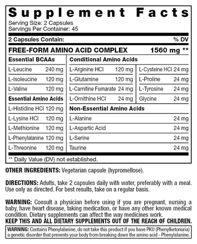 Fresh Start - Complexo de Aminoácidos – Absorção Rápida