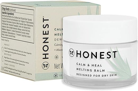 Calm Heal Bálsamo Derretedor para Pele Seca Sensível | Fórmula Calmante com Alantoína | Vegano Cruelty Free | 50g - Honest Beauty