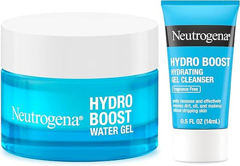 Hydro Boost Kit de Cuidados com a Pele, Hidratante Facial em Gel Hydro Boost para Hidratação de 48 Horas, 50ml - Neutrogena