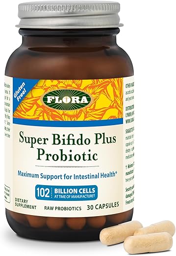 Super Bifido Plus 102 Bilhões UFC, Probióticos Crus para Homens – 100g - Flora
