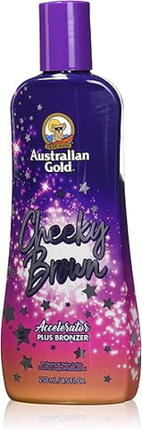 Bronzeador Natural Acelerador CHEEKY BROWN 250ml - Australian Gold