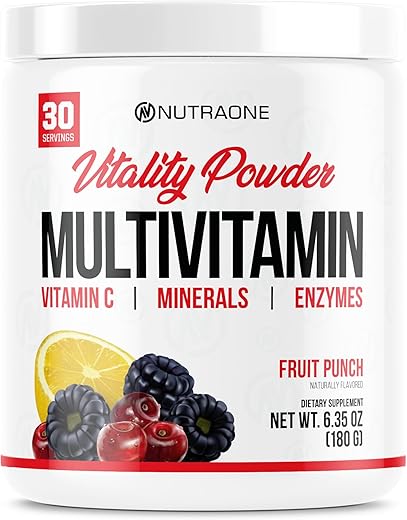 Vitality – Pó de Vitaminas e Minerais (Sabor Frutas Vermelhas – 30 Porções) - NutraOne