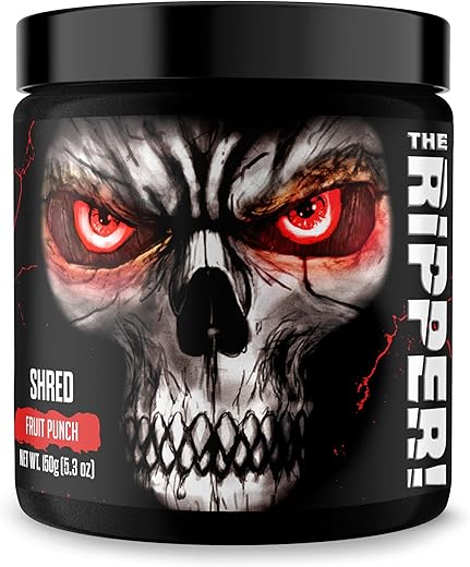 The Ripper! Queimador de Gordura Termogênico – Fruit Punch 30 Porções | Pré-Treino Termogênico Avançado de Ação Rápida, Supressor de Apetite para Homens - JNX SPORTS