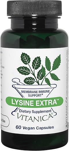 Lysine Extra – Suporte ao Sistema Imunológico, Vegano, 60 Cápsulas - Vitanica