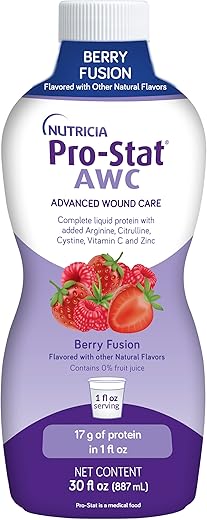 AWC – Alimento Médico Líquido Concentrado de Proteína – Sabor Fusão de Frutas Vermelhas – 30 fl oz (887 ml) - Pro-Stat