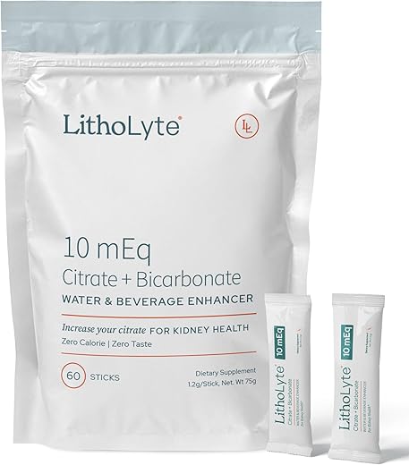 LithoLyte - Saúde Renal | Água para a Saúde dos Rins | Marca
