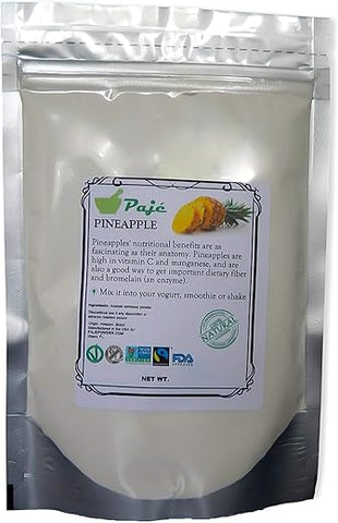 PAJE - Pó de Abacaxi Natural | Extraído no Brasil | Rico em Nutrientes, Vitaminas | Marca: Primeiro