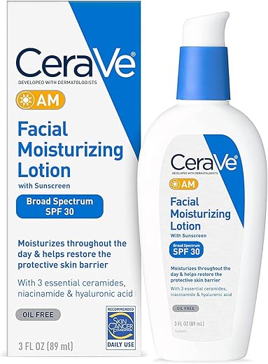CeraVe - Cerave Loção Hidratante Facial Am Spf#30 89ml (2 Unidades) – Proteção Solar e Hidratação