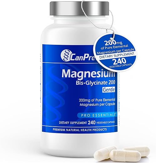 Magnésio Bisglicinato (240 Unidades, 200mg – Suave) - CanPrev