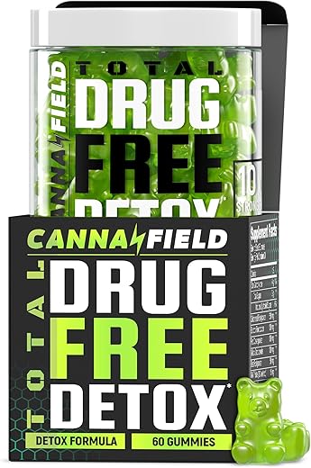 CANNA FIELD - Gummies Detox Limpeza Completa do Corpo, Fígado, Limpeza do Intestino