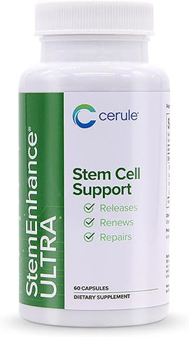 StemEnhance Ultra: Aumente Células-Tronco Adultas e Promova Saúde com Extratos de Microalgas de Água Doce e Macroalgas Marinhas – 100g - Cerule