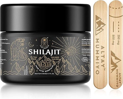ALTAY MUMMIYO - Resina de Shilajit com Ácido Fúlvico – Potencialize sua saúde com o poder da natureza