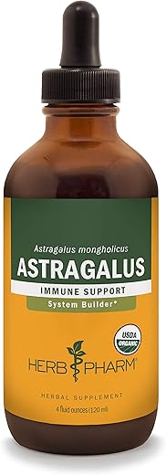 Extrato Líquido de Astragalus Orgânico Certificado – Suporte ao Sistema Imunológico – 120 ml - Herb Pharm