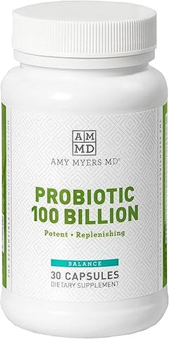 Amy Myers MD - Dr. Amy Myers Melhores Probióticos 100 Bilhões UFC Por Cápsula – para Mulheres