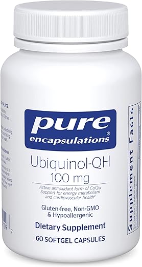 Ubiquinol-QH – 100 mg CoQ10 – Suporte ao Metabolismo Energético - Pure Encapsulations