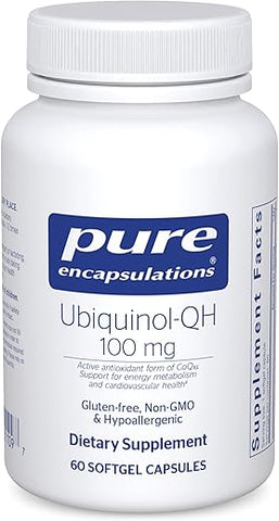 Ubiquinol-QH – 100 mg CoQ10 – Suporte ao Metabolismo Energético - Pure Encapsulations