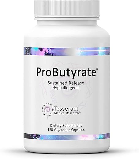 ProButyrate: Suplemento para Saúde Intestinal, Complexo de Ácido Butírico, Suporte Gastrointestinal, Restaura o Equilíbrio do Microbioma Intestinal - Tesseract Medical Research