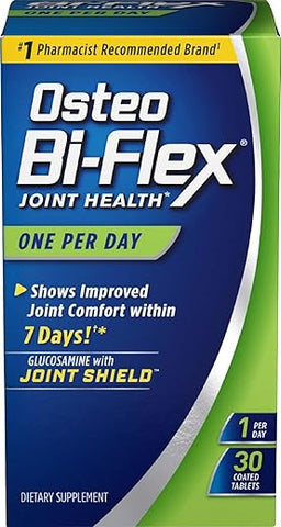 One Per Day – Suplemento de Saúde Articular com Glucosamina e Vitamina D, 30 Comprimidos Revestidos - Osteo Bi-Flex