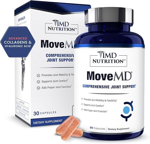 MoveMD – Suplemento para o desconforto nas articulações. Melhore sua saúde com o MoveMD da 1MD Nutrition - 1MD Nutrition