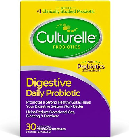 Cápsulas Diárias Probióticas Para Homens – Fortaleça sua saúde intestinal | 30 bilhões de UFC | Marca Culturelle - Culturelle