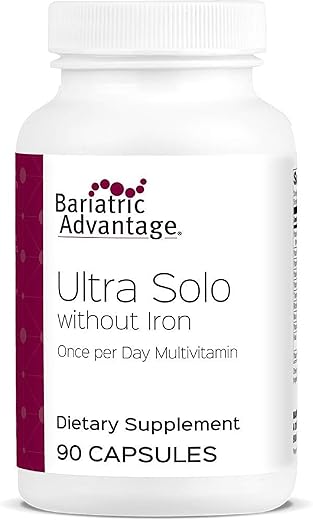 Ultra Solo – Multivitamínico Diário para Pacientes Bariátricos – com Tiamina e Vitamina A – 1 vez ao dia – Marca Bariatric Advantage - Bariatric Advantage