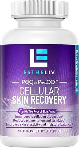 Recuperação Celular da Pele – 60 Softgels | Fórmula Avançada para uma Pele Saudável - ESTHELIV