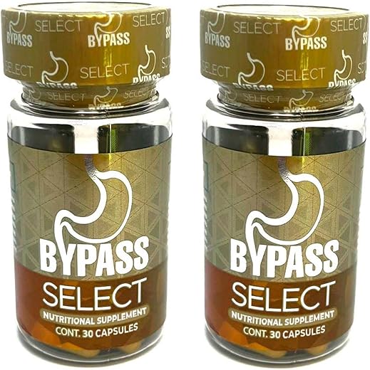 Generic - Bypass Select 2Pack – 30 Cápsulas CADA uno – Tabletas que eliminam a gordura acumulada (2 unidades) – Marca Bypass Select