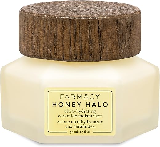Honey Halo Creme Hidratante Facial com Ceramidas – Loção Hidratante para Pele Seca (50ml) - Farmacy