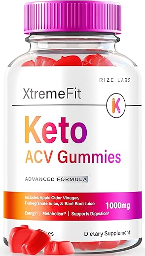 rize labs - Xtreme Fit Keto ACV Gummies – Fórmula Avançada para Perda de Peso com Vinagre de Maçã, Suplemento de Vinagre de Maçã para Emagrecimento, Avaliações Oficiais do Keto Plus ACV