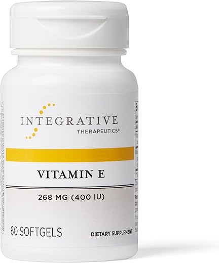 Vitamina E Tocoferol – Suporte à Saúde Cardíaca – 60 cápsulas - Integrative Therapeutics