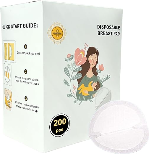 Estetiira - Absorventes de Amamentação Descartáveis 200 Unidades – Ultra Absorventes, Mantenha-se Seca