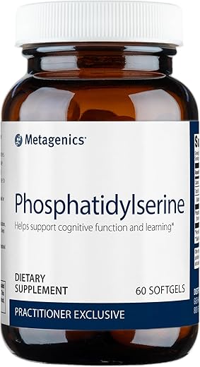 Phosphatidylserine – Suporte para Função Cognitiva e Aprendizado* – 60 Cápsulas - Metagenics