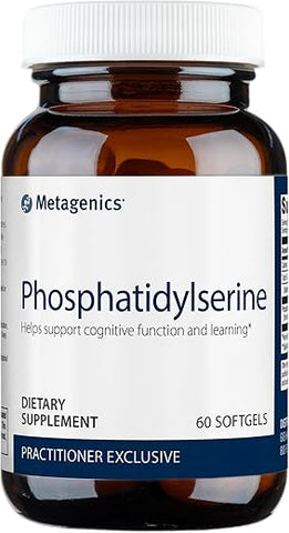 Phosphatidylserine – Suporte para Função Cognitiva e Aprendizado* – 60 Cápsulas - Metagenics