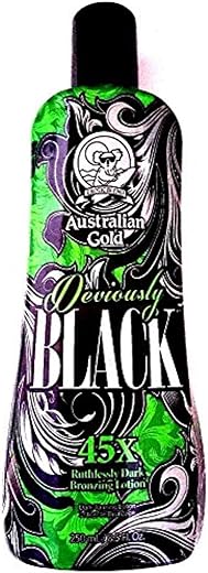 Deviously Black 45X Dark Bronzer Loção de Bronzeamento Indoor 250ml - Australian Gold