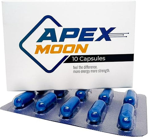 Apex Moon - Nutrição Equilibrada para Energia, Vitalidade e Vida Ativa – Embalagem com 10 unidades