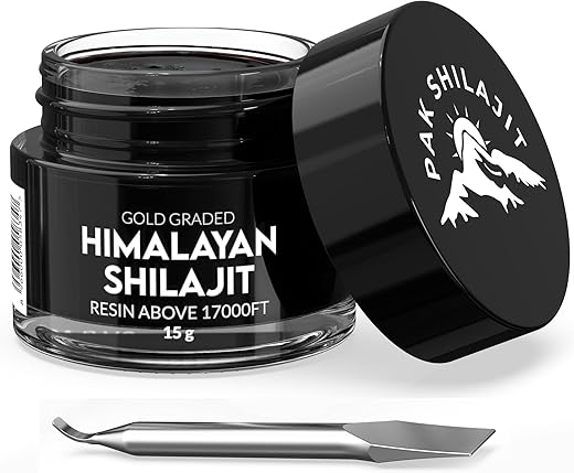 PakShilajit - Resina Pura de Shilajit do Himalaia Secada ao Sol por 45 Dias – 100% Natural – 30g
