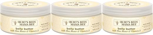 Burt's Bees - Burt’s Bees Mama Bee Belly Butter – Loção sem fragrância, 6,5 onças (184g)