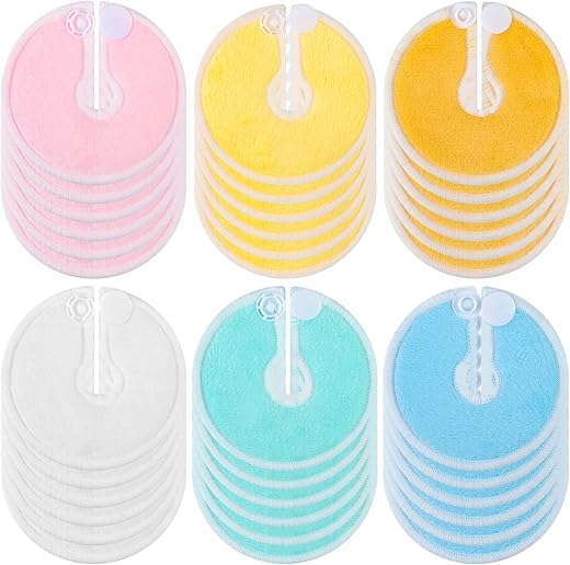 Yoiemivy - 36 Pacotes de Almofadas para Botão de G Tube Alimentação Tubo de Alimentação Capas Reutilizáveis para Almofadas de Amamentação Abdominal Diálise Suprimentos para Tubo de Alimentação Stay Dry (Tamanho Único)
