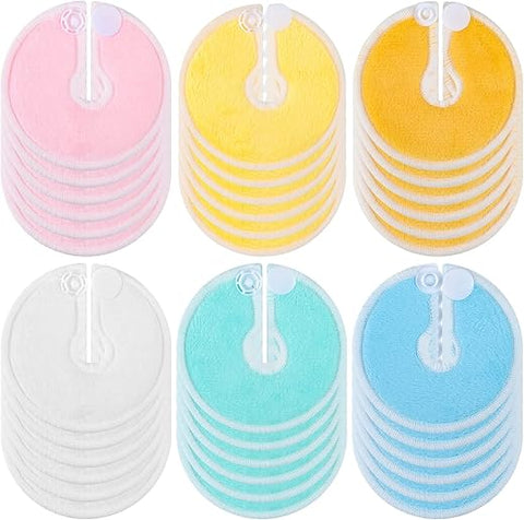 Yoiemivy - 36 Pacotes de Almofadas para Botão de G Tube Alimentação Tubo de Alimentação Capas Reutilizáveis para Almofadas de Amamentação Abdominal Diálise Suprimentos para Tubo de Alimentação Stay Dry (Tamanho Único)
