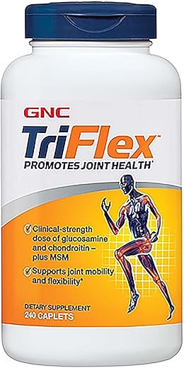 GNC - Gnc Triflex Caplets 240 Unidades – Fórmula Avançada para Saúde das Articulações