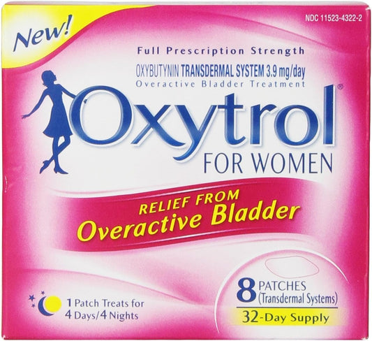 Oxytrol - Patch para Mulheres (8 Adesivos = Fornecimento de 32 Dias) (Pacote com 2)
