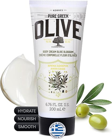 Creme Corporal de Oliva KORRES, Flor de Oliva, 200 ml