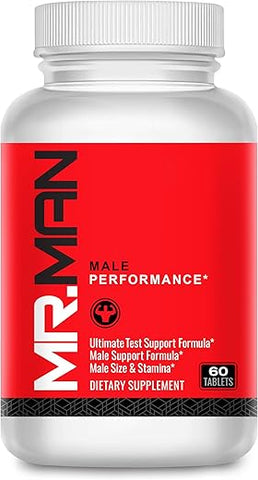 XL Science - Pílulas de Aumento Masculino Mr Man – Suplemento para Aumentar o Tamanho – Ganhe Mais de 3 cm em 90 Dias – 60 Comprimidos